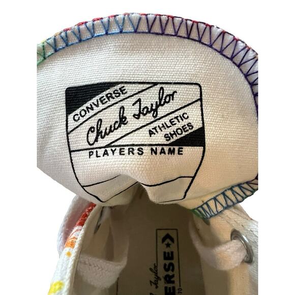 Converse All Star Chuck 70 HI Pride Sneakers Shoes Unisex Men 4.5 Women 6.5 - Picture 8 of 10